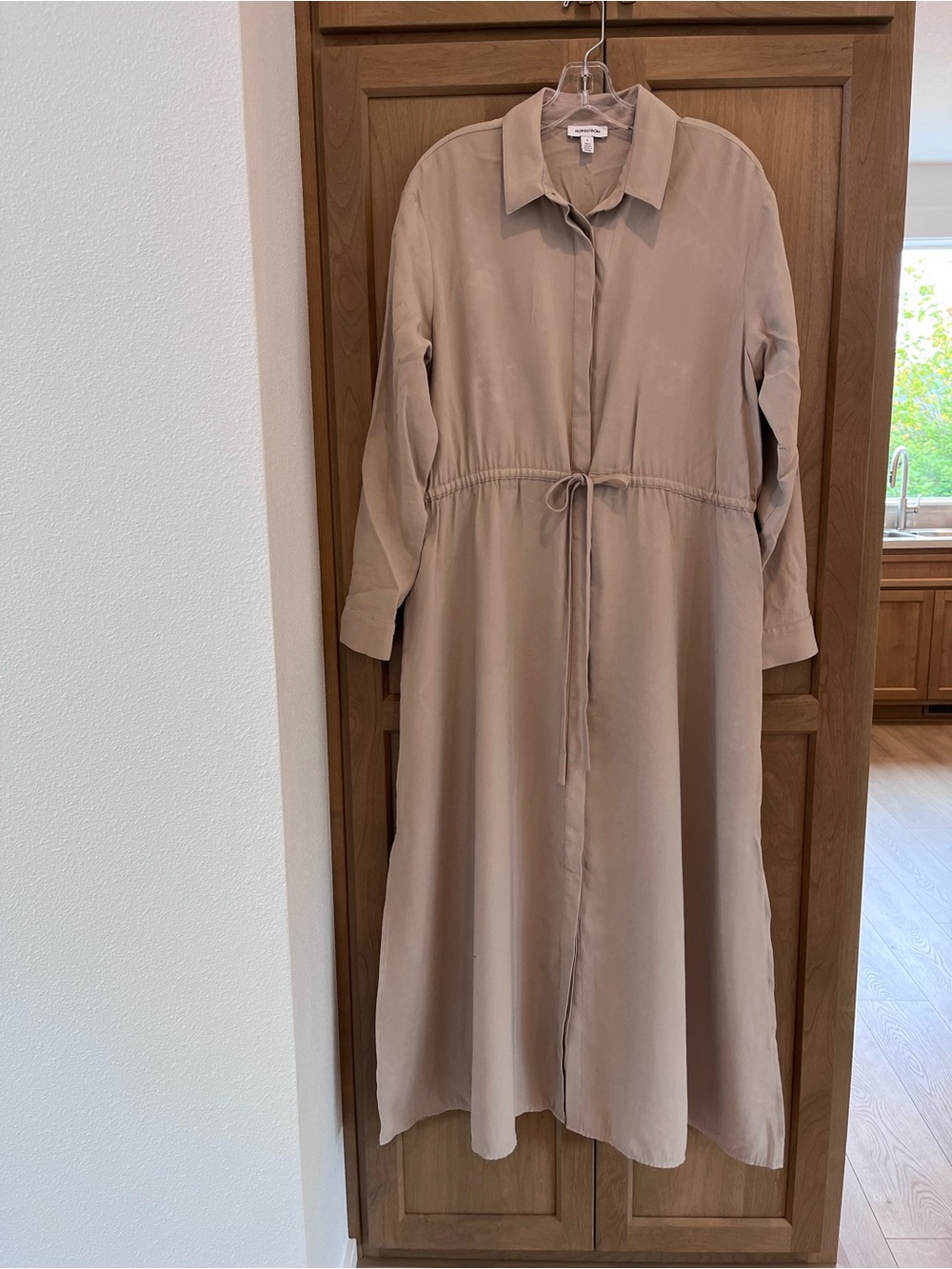 Nordstrom Cinch Waist Maxi Dress